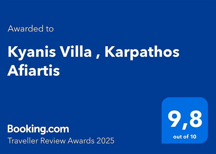 فيلة Kyanis , Karpathos Afiartis